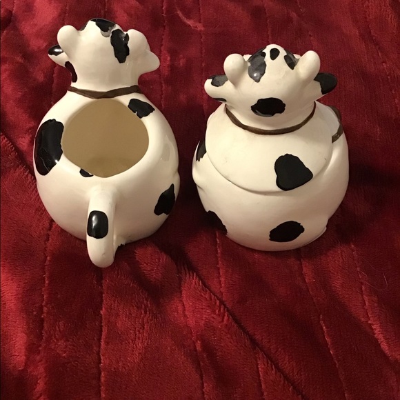 Cow sugar and creamer set - Picture 2 of 6